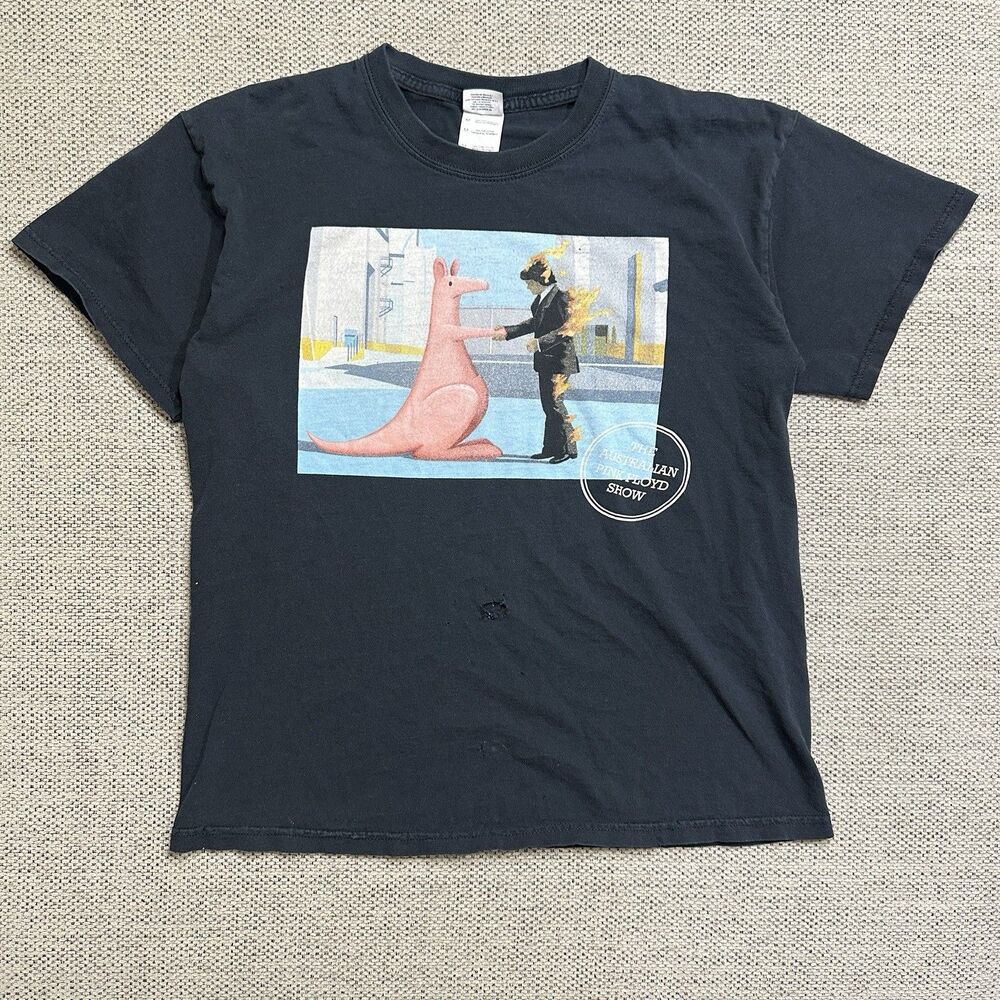 RARE Vintage 00’s Australian Pink Floyd Show North Americas Tour Medium T-Shirt